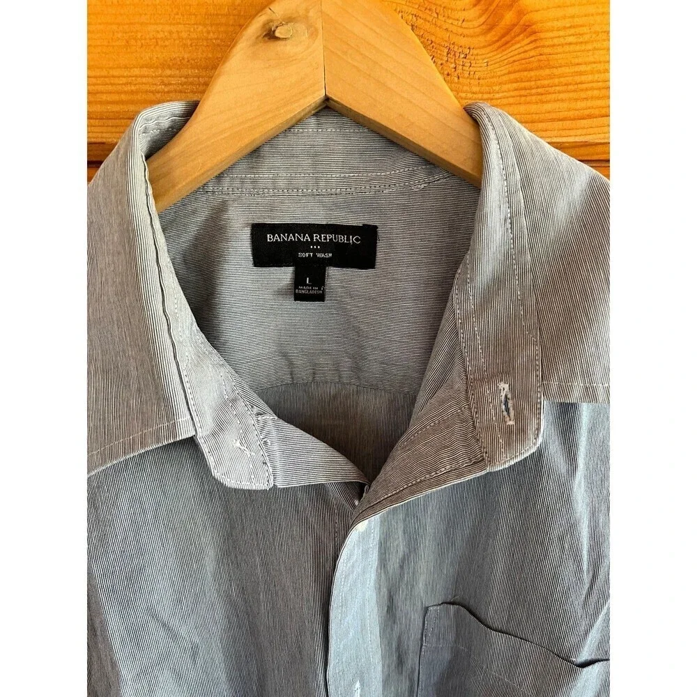 Banana Republic soft Wash Men’s Long Sleeve Shirt L